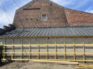 bardage en tôles isolée