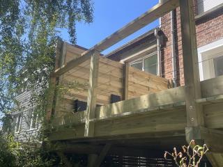 Après - terrasse sur pilotis