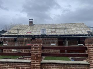 Avant - refection de toiture