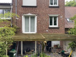 Pendant - terrasse sur pilotis