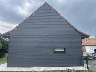 Miniature bardage cédral Lap C18 gris anthracite 7016