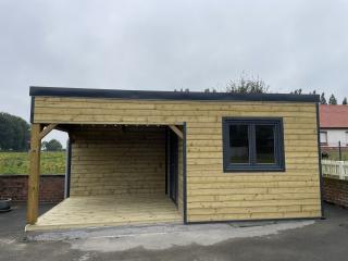 Après - Carport bois et abris de jardin