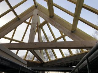 Avant - charpente et toiture