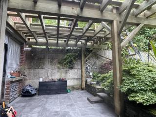 Pendant - terrasse sur pilotis