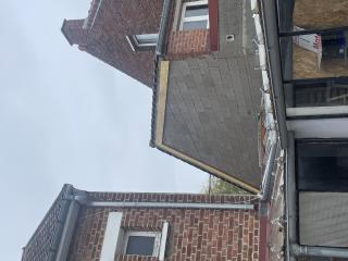 Avant - réhaussement d'un garage