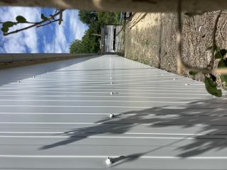 bardage en tôles isolée