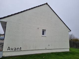Avant - Isolation et bardage Cédral lap C01 blanc