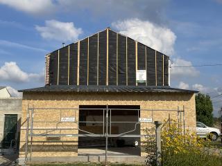 Pendant - ossature bois et extension bardage cédral C08