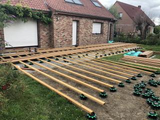 Miniature terrasse IPE