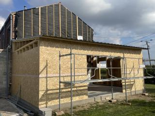 Pendant - ossature bois et extension bardage cédral C08