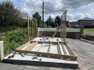 Avant - Carport bois et abris de jardin