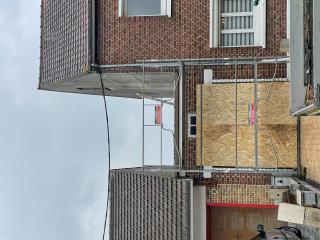 Avant - réhaussement d'un garage