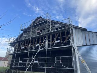 Avant - bardage tôle bac acier