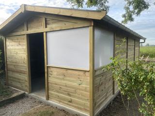 Abri spa et cuisine d'été